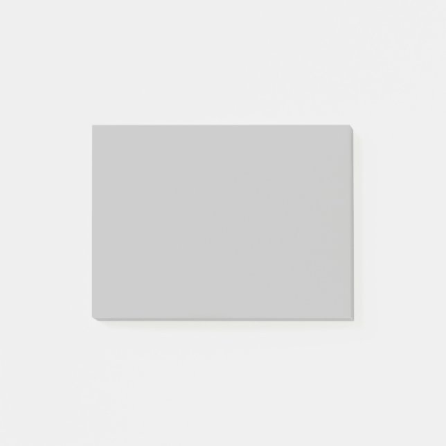 Vollfarbiges Silber Post-it Klebezettel (Vorderseite)