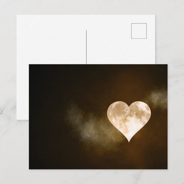 Vollherzmond Postkarte (Vorne/Hinten)