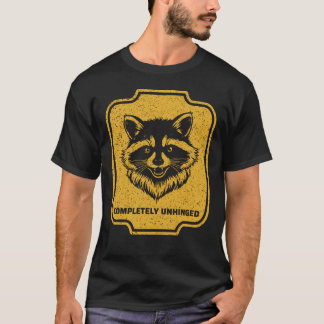 Völlig Ausgeflipptes Lustiges Chaotisches Waschbär T-Shirt