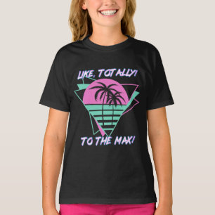 Völlig! Bis zum Maximum! Retro 1980er Miami T-Shirt