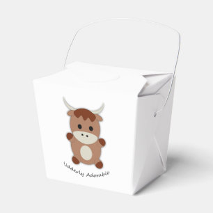 Völlig entzückende Kuh Geschenkschachtel