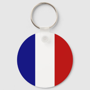 Völlig Französische Flagge! Schlüsselanhänger