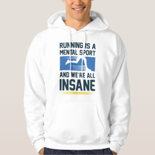 Völlig verrücktes Laufen Hoodie