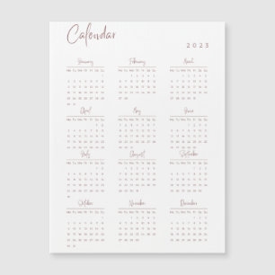 Volljährig anzeigen 2023 Kalender Magnetkarte