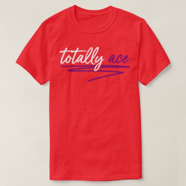 Vollkommen asexuelle LGBT-Asexualität T-Shirt (Design vorne)