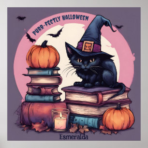 Vollkommen Halloween AI Fantasy Digital Kunst Druc Poster