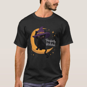 Vollkommen verhexte schwarze Katzenshirt T-Shirt