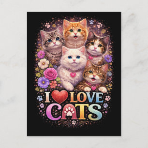 Vollkommene kleine Herzen Postkarte