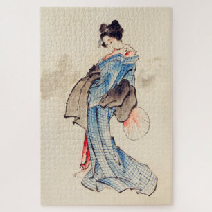 Volllanges Portrait von Katsushika Hokusai