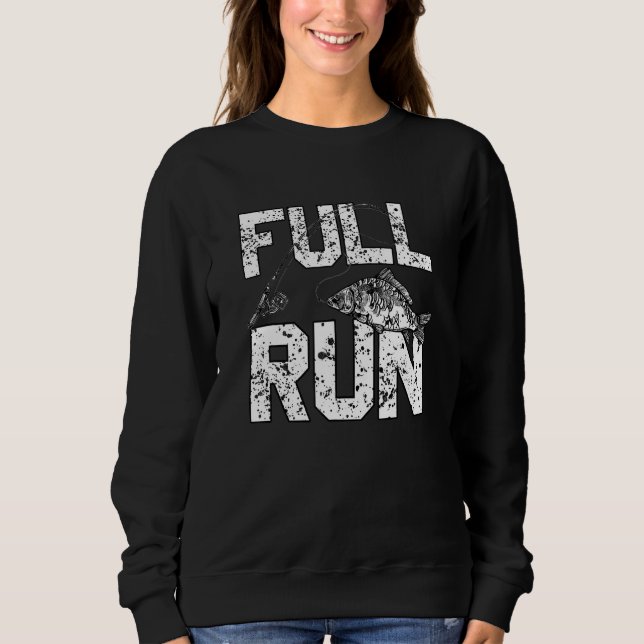 Volllaufkarpfenfischerei Sweatshirt (Vorderseite)