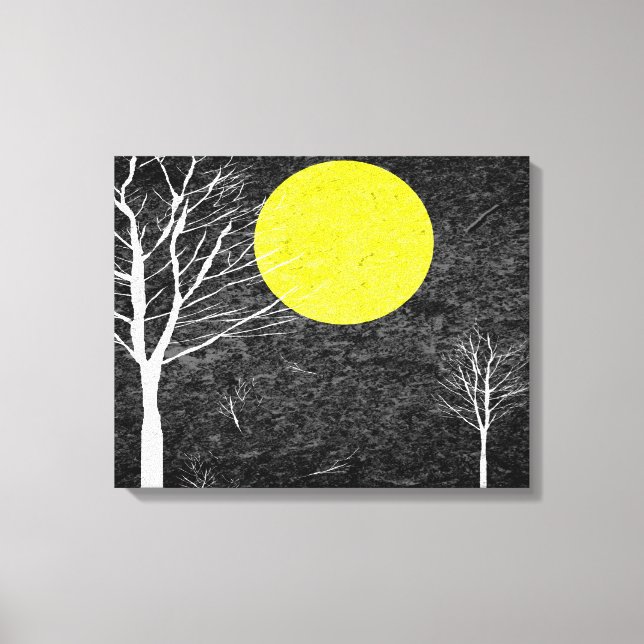 Vollmond #6 leinwanddruck (Vorderseite)