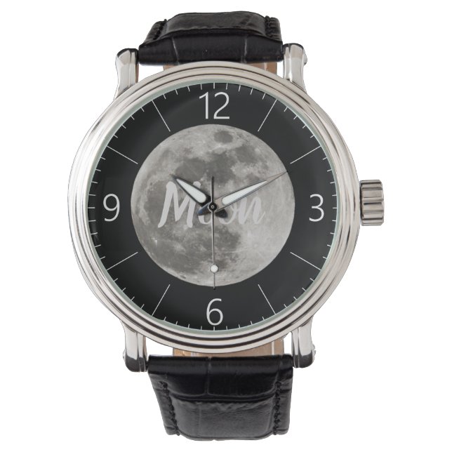 Vollmond Armbanduhr (Vorderseite)