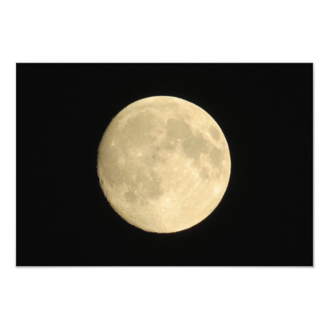 Vollmond Art Print Fotodruck (Vorne)