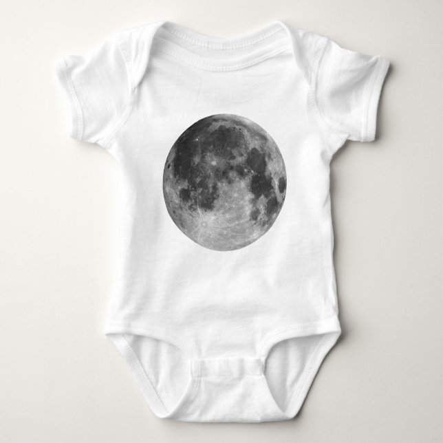 Vollmond Baby Strampler (Vorderseite)