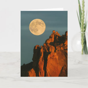 Vollmond   Basaltklippen Smith Rock State Park Karte