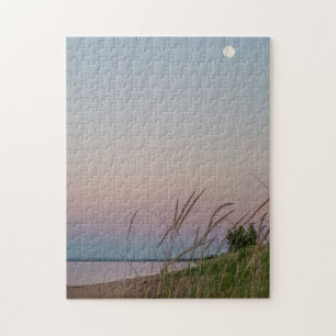 Vollmond Beach Sanddünen Abend Light