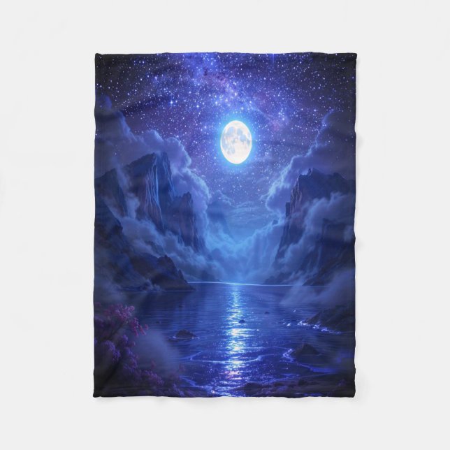 Vollmond Blanket-See - Gemütlich naturbelassen Ins Fleecedecke (Vorderseite)