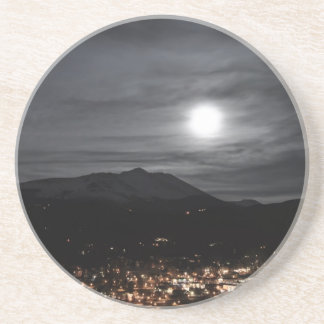Vollmond Breckenridges Sandstein Untersetzer