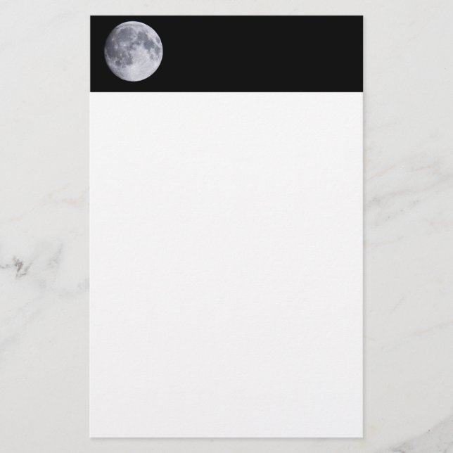 Vollmond Briefpapier (Vorderseite)