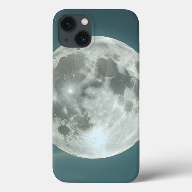 Vollmond Case-Mate iPhone Hülle (Rückseite)