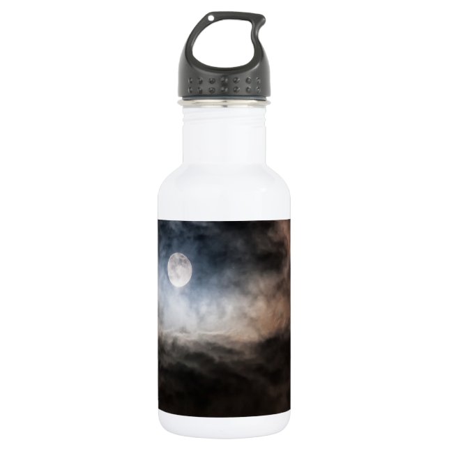 Vollmond Edelstahlflasche (Vorderseite)