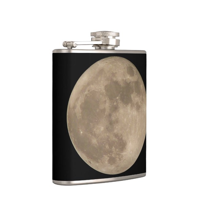 Vollmond-Flaschen-personalisierte Flachmann (Rechts)