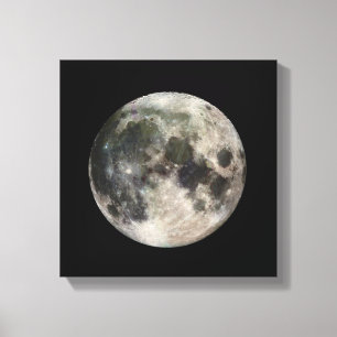 Vollmond-Foto Galileo Leinwanddruck