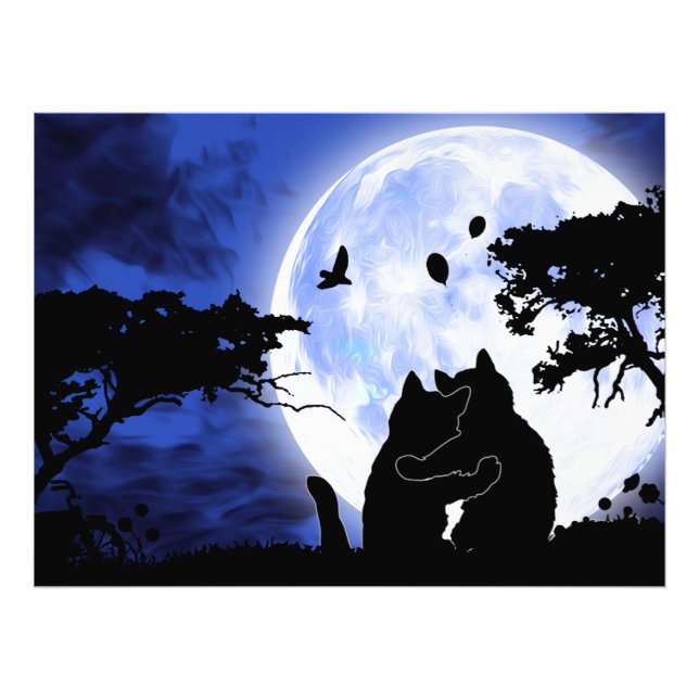 Vollmond Fotodruck (Vorne)