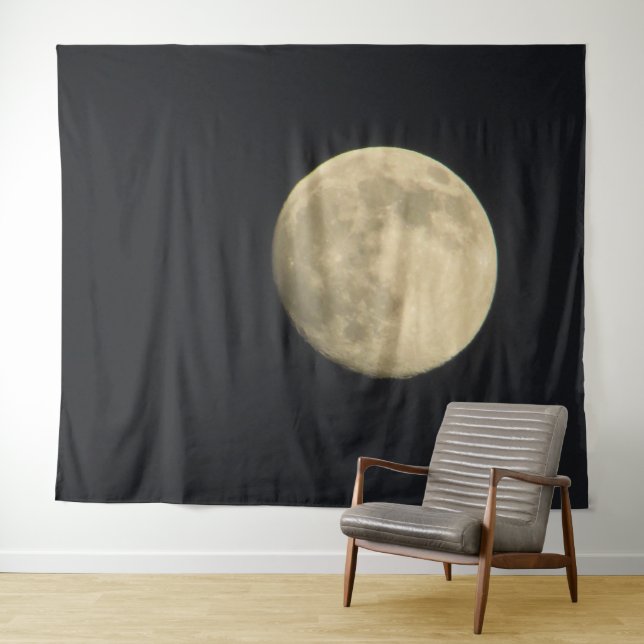 Vollmond Fotografy Wall Art Tapestes Wandteppich (Beispiel (Horizontal))