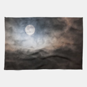 Vollmond Geschirrtuch