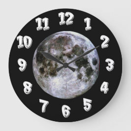 Vollmond Große Wanduhr