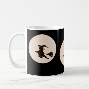 Vollmond Hexenspass Halloween Fliegerei Kaffeetasse