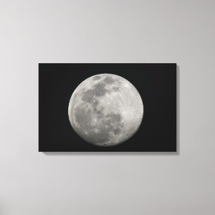 Vollmond in Schwarzweiß. Bildnachweis: Arthur Leinwanddruck