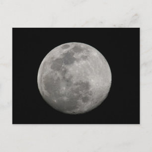 Vollmond in Schwarzweiß. Urheber: Arthur Postkarte