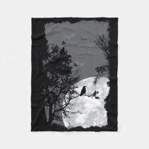 Vollmond Krow Gloomy Forest Kostüm Phantastisch Ha Fleecedecke