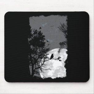 Vollmond Krow Gloomy Forest Kostüm Phantastisch Ha Mousepad