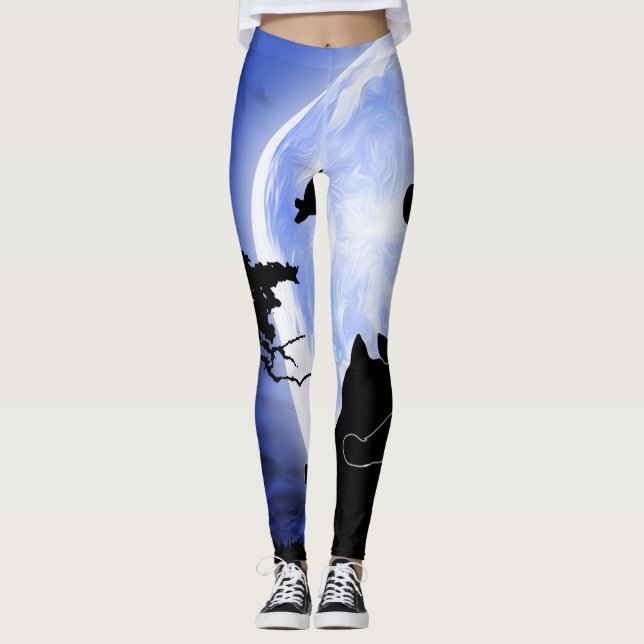 Vollmond Leggings (Vorderseite)