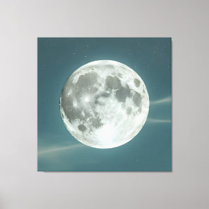 Vollmond Leinwanddruck