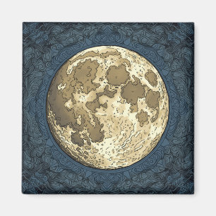 Vollmond Magnet