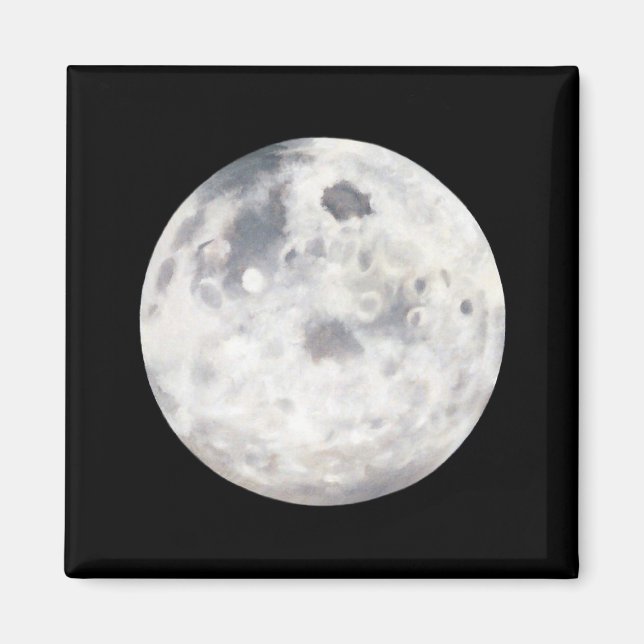 Vollmond-Malmagazin Magnet (Vorne)