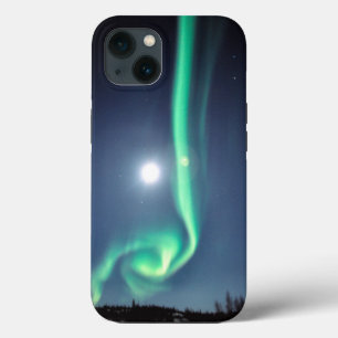 Vollmond mit Aurora   Yellowknife Kanada Case-Mate iPhone Hülle
