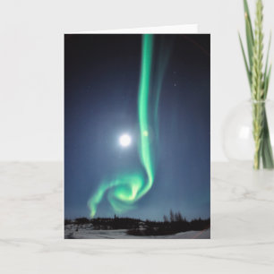 Vollmond mit Aurora   Yellowmesser Kanada Karte