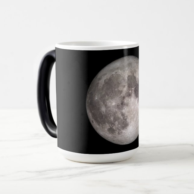Vollmond-NASA-Bild Verwandlungstasse (Vorderseite Links)