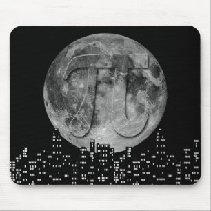 Vollmond Pi im Himmel Mousepad