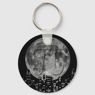Vollmond Pi im Himmel Schlüsselanhänger