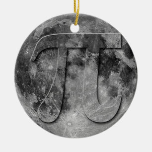 Vollmond-Pi-Tagesspass Keramik Ornament