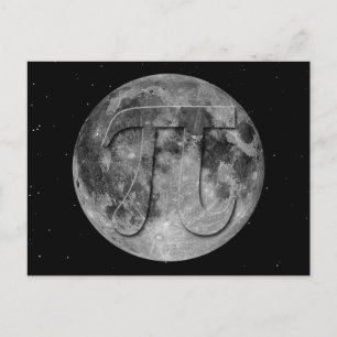 Vollmond-Pi-Tagesspass Postkarte