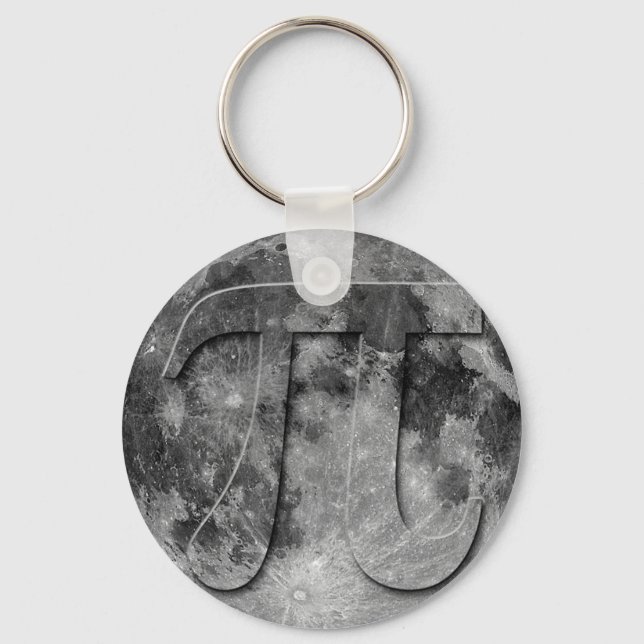 Vollmond-Pi-Tagesspass Schlüsselanhänger (Vorderseite)