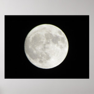 Vollmond-Plakat Poster