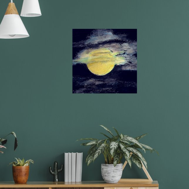 Vollmond Poster (Wohnzimmer 1)